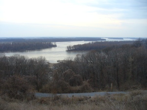 overlooking Mississippi and Illinois Rivers
